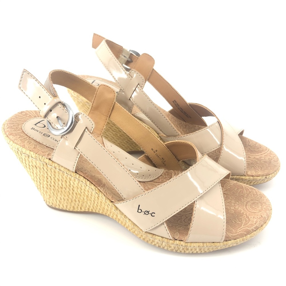 b.o.c. Peep Toe Espadrille Wedge Sandal